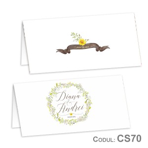 Place Card nunta CS70